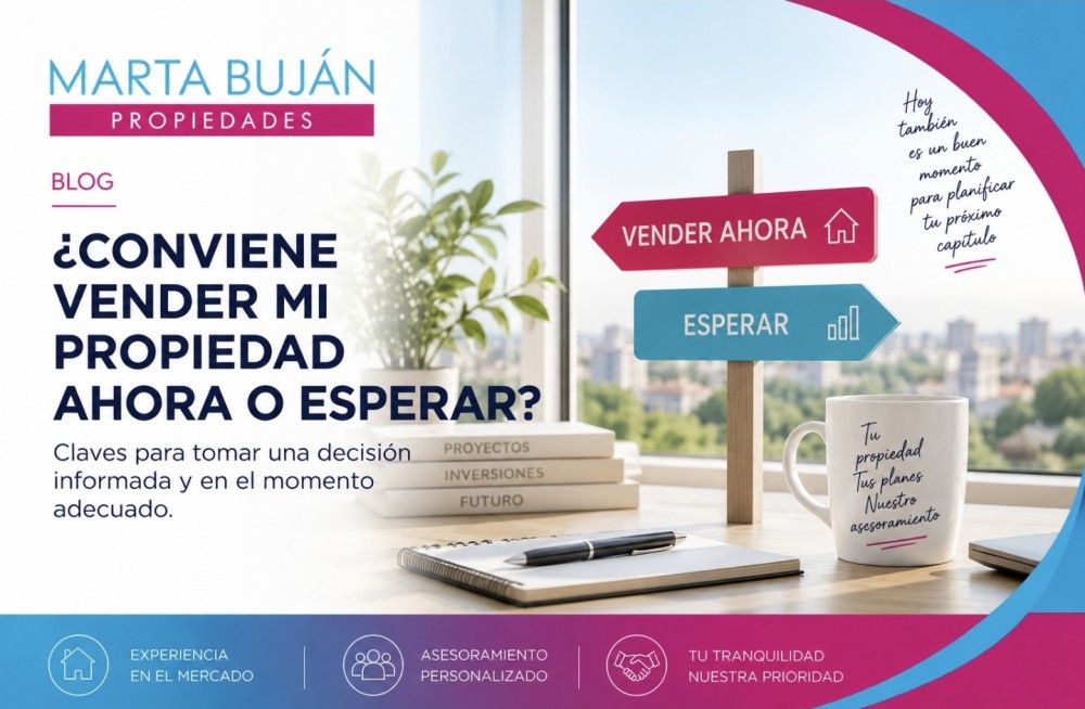 ¿Conviene vender mi propiedad ahora o esperar? 8 claves para decidir.