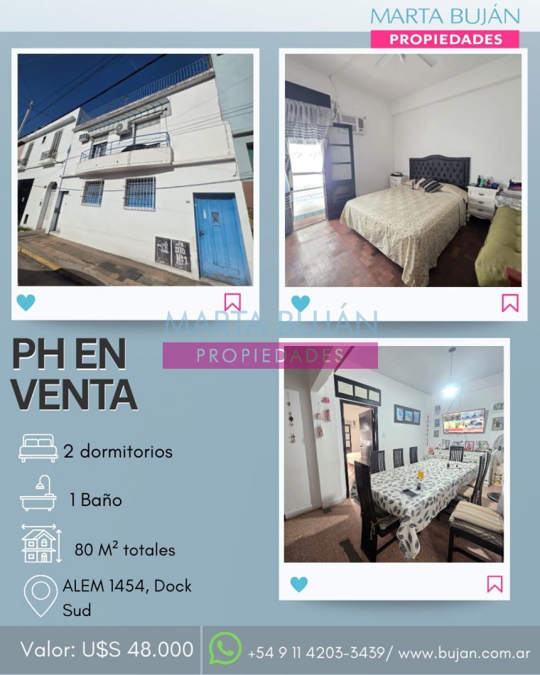 VENTA DE PH EN DOCK SUD